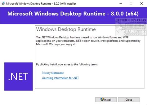 install.net desktop runtime|Download .NET 8.0 (Linux, macOS, and Windows).